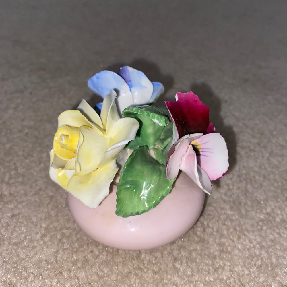 Miniature Flower- Crown Royal China Figurine